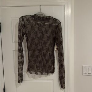 Free People Lady Lux Layering Top Mushroom Size M